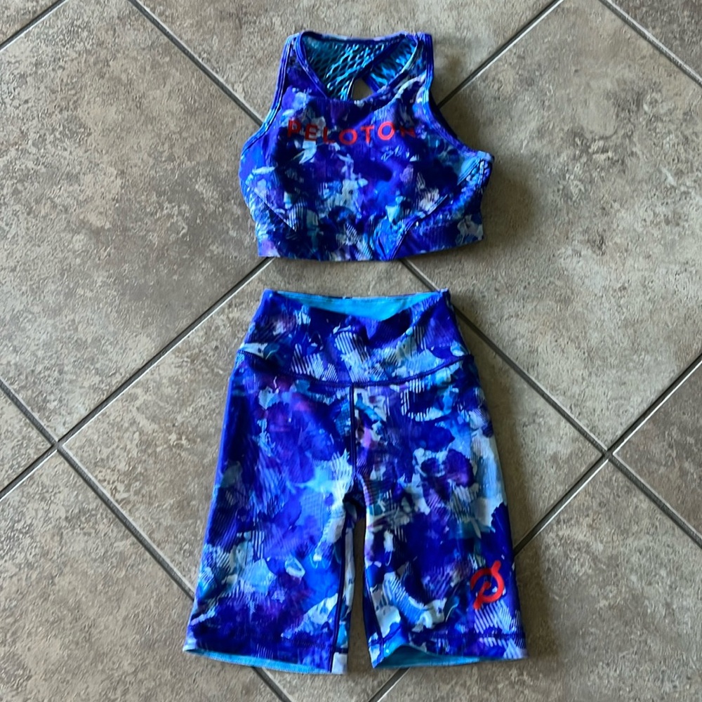 Peloton Bra + Short Set Size XS